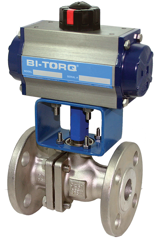 FS-2PF (SS Fire Safe Flanged) Pneumatic Actuator Ball Valves